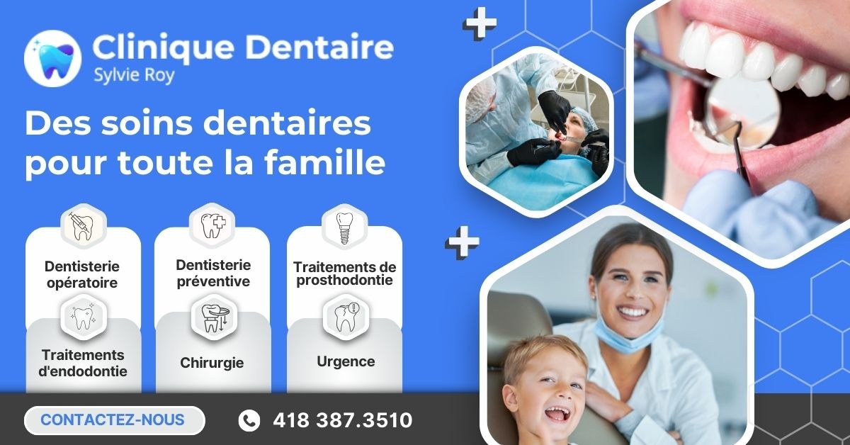 Bannière Clinique dentaire Sylvie Roy